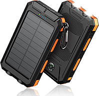 Повербанк Solar PowerBank 36800 мАч с быстрой зарядкой и фонариком