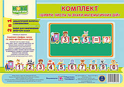 Комплект: Цифры, числа и знаки математических действий