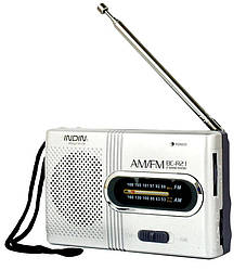 Радіоприймач Indin BC-R21 — FM/AM, мініатюрне радіо на батарейках, незамінний у наші дні