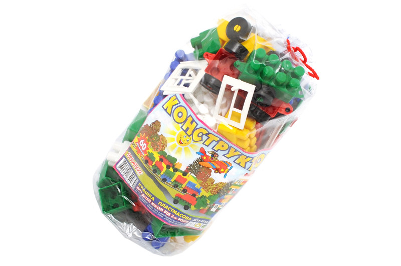 Конструктор великі деталі Промтекс 60 дет.