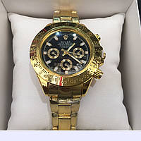 Часы наручные Rolex Daytona Gold Black NEw,женские наручные часы, мужские, часы Ролекс