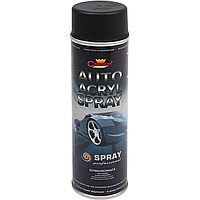 Емаль акрилова універсальна Champion Auto Acryl, 500 мл Аерозоль Чорний мат