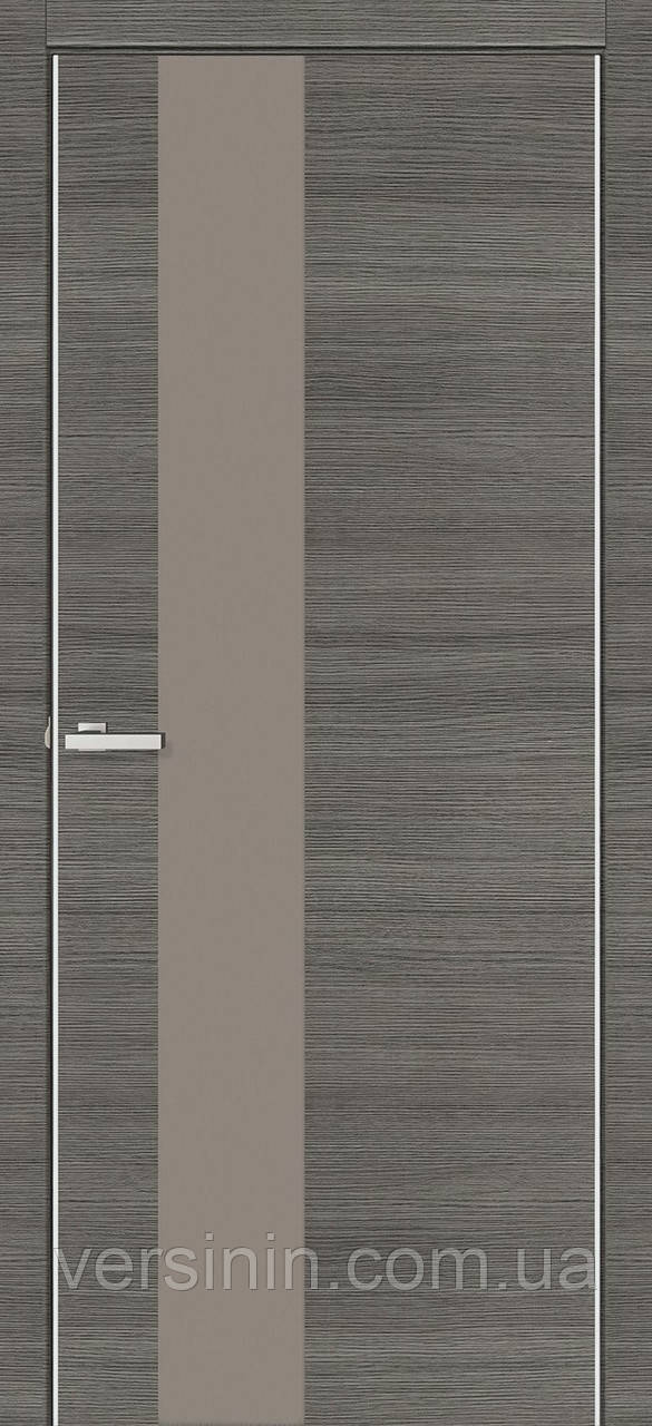 Двері міжкімнатні Оміс Alumo 03 Grafite Cortex Дуб Ash Line, фото 1