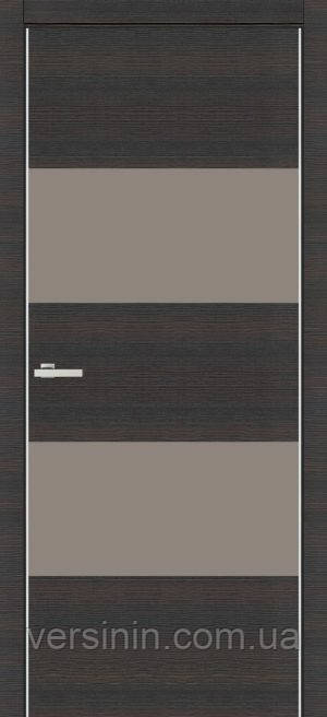 Двері міжкімнатні Оміс Alumo 04 Grafite Cortex Дуб Wenge Line