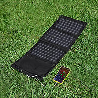 Портативна сонячна панель Choetech Portable Solar Charger SC005 (22W), фото 9