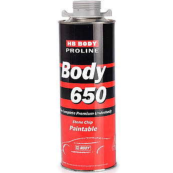 Антигравійне покриття HB BODY 650, 1 кг Сірий