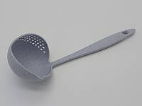 Ополоник для соусу з носиком пластиковий на кухню Черпак кухонний для супу L 24 cm D 8 cm IKA SHOP