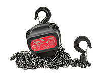 Таль ланцюгова вантажопідйомністю 1 тона довжиною 3,0 метра професійна, бренд TVARDY (чорна)