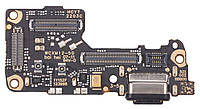 Шлейф Xiaomi 12/12X с разъемом зарядки с разъемом Sim-карты плата зарядки с микросхемой оригинал