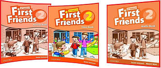 First Friends 2. Class+Workbook+Maths. Повний комплект книг англійської мови. Підручник+Зошит+Математика