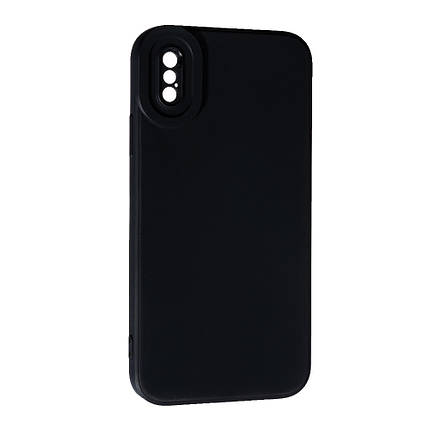 Силіконовий чохол SMTT для Apple iPhone Xs Max Black, фото 1
