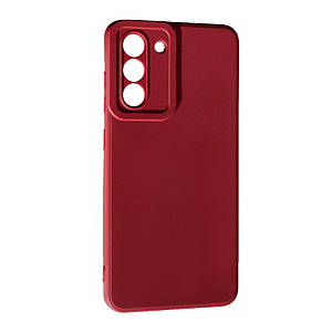 Силіконовий чохол SMTT для Samsung S21 Bordo