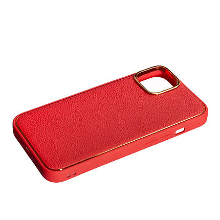Чохол Leather New для Apple iPhone 14 Plus Red, фото 3