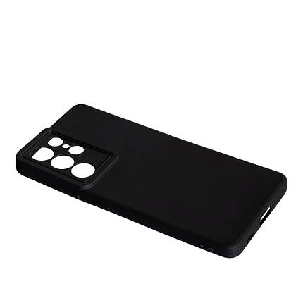 Силіконовий чохол SMTT для Samsung S21 Ultra Black, фото 2