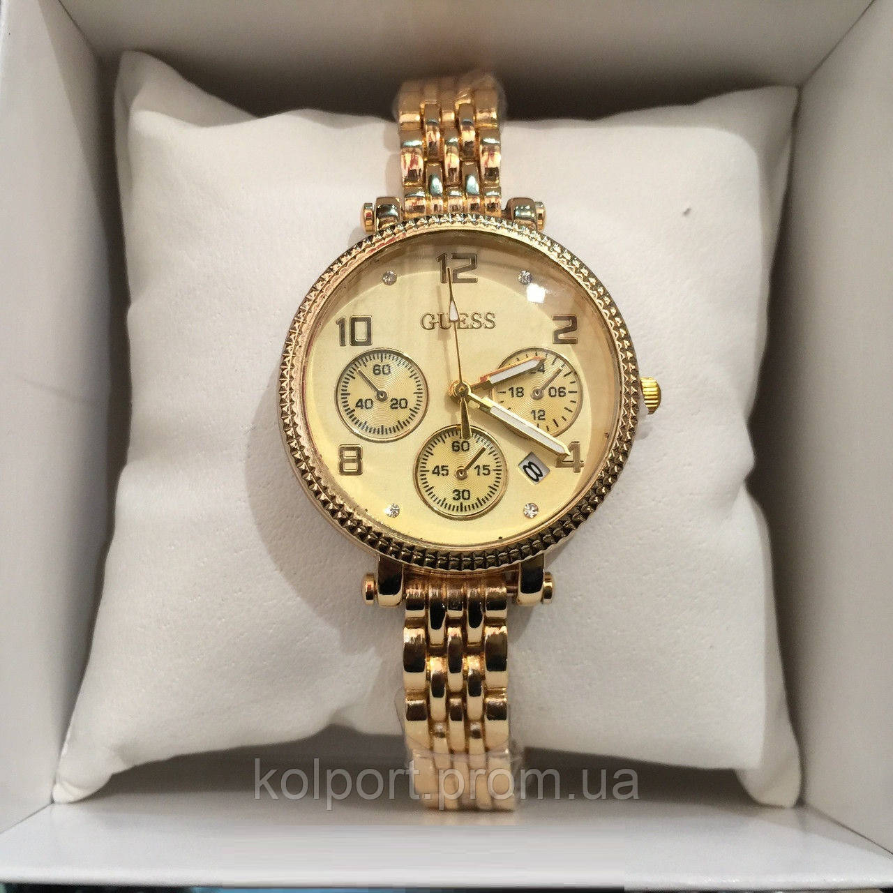 ЖІНОЧІ ГОДИННИКИ GUESS GOLD NEW N73,жіночі наручні годинники, чоловічі наручні годинники Майкл Корс
