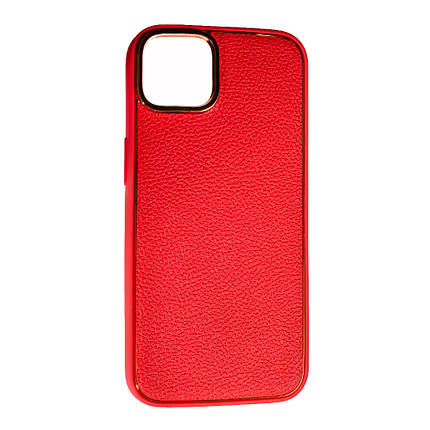 Чохол Leather New для Apple iPhone 14 Plus Red, фото 1