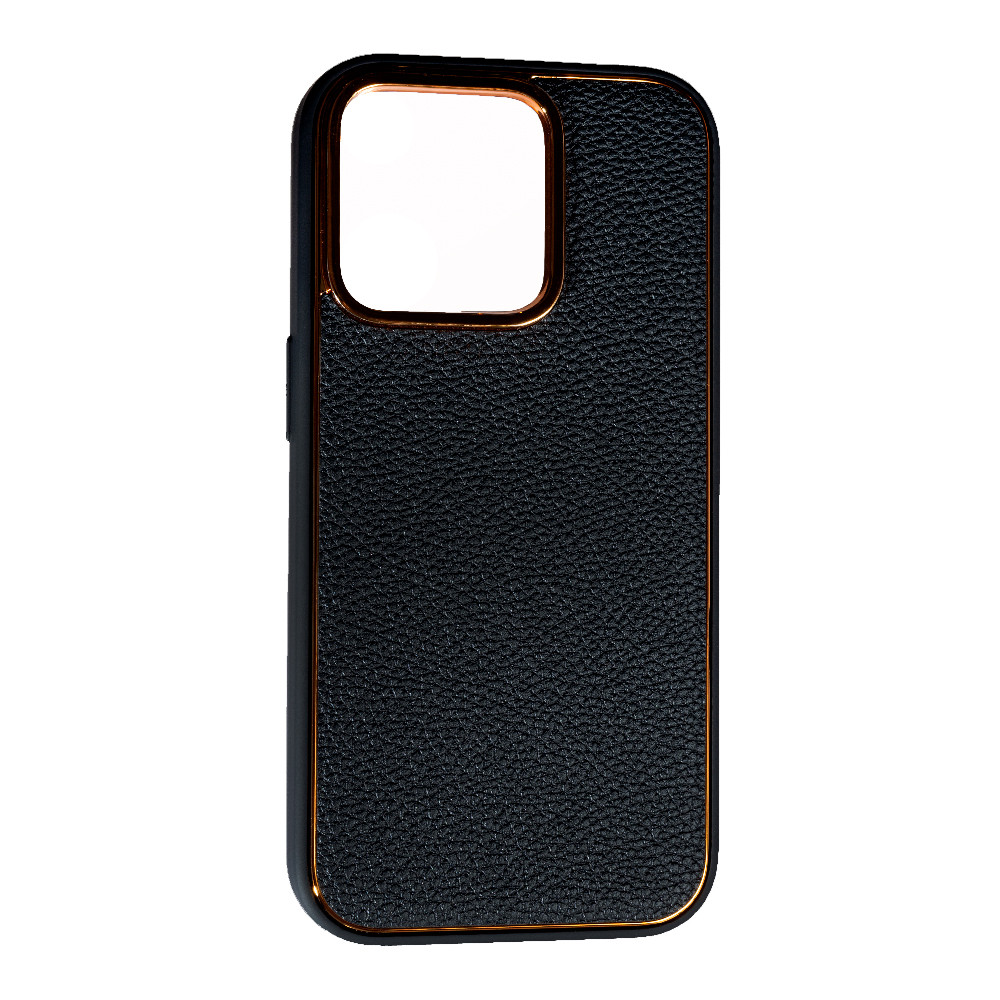 Чохол Leather New для Apple iPhone 14 Pro Black