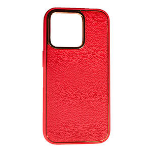Чохол Leather New для Apple iPhone 14 Pro Max Red