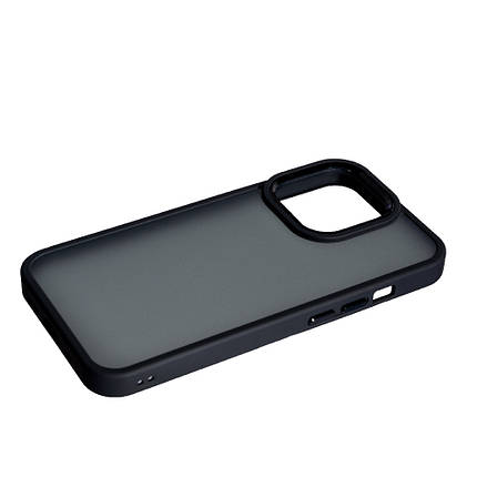 Чохол Matte Metal Buttons для Apple iPhone 13 Pro Max Black, фото 3