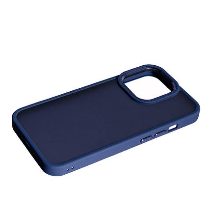 Накладка Matte Metal Buttons Apple iPhone 13 Pro, Dark Blue, фото 3