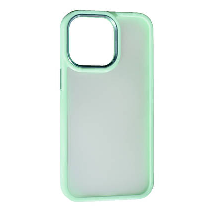 Чохол Matte Metal Buttons для Apple iPhone 13 Pro Green, фото 1