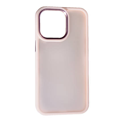 Накладка Matte Metal Buttons Apple iPhone 13 Pro Max, Pink Sand, фото 1