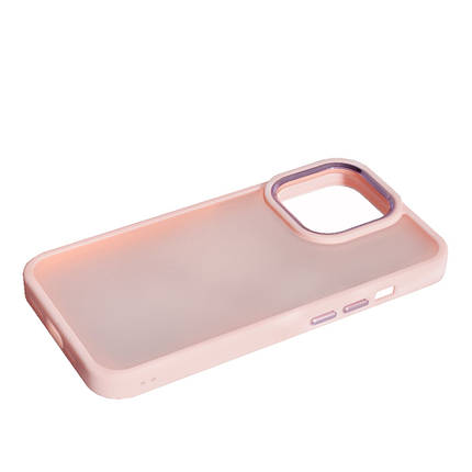 Накладка Matte Metal Buttons Apple iPhone 13 Pro Max, Pink Sand, фото 3