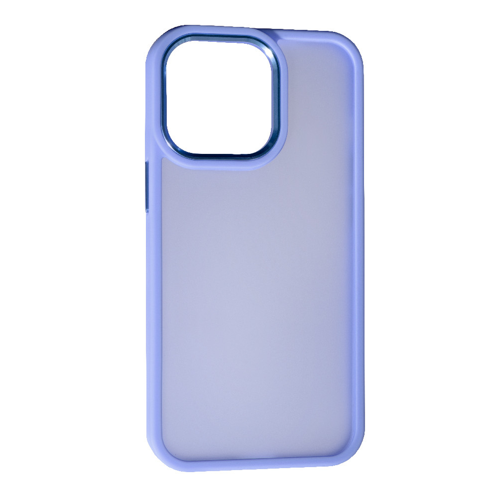 Чохол Matte Metal Buttons для Apple iPhone 13 Pro Max Purple