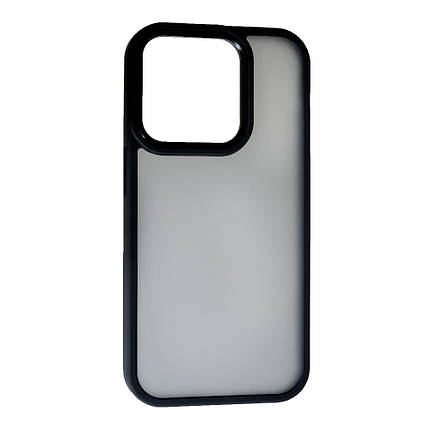 Чохол Matte Metal Buttons для Apple iPhone 14 Pro Black, фото 1