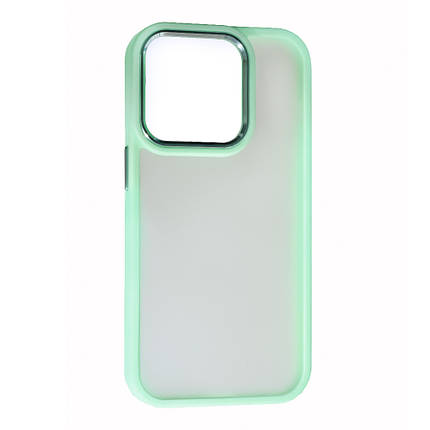 Чохол Matte Metal Buttons для Apple iPhone 14 Pro Max Green, фото 1
