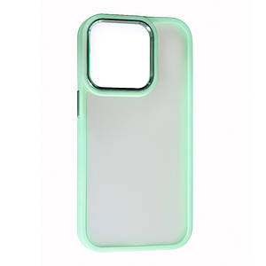 Чохол Matte Metal Buttons для Apple iPhone 14 Pro Max Green