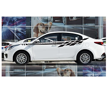 Автомобільна спортивна наклейка AIWA 02889