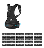 Корсет AOLIKES для корекції постави XL чорний 03318, фото 3