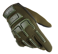 Перчатки тактические RUIN HAWK в стиле милитари зеленый L 03220