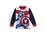 Костюм дитяча піжама Капітан Америка Baby Has XL 03447, фото 4