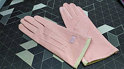 Рукавички жіночі теплі JINBOSEN рожевий 03649