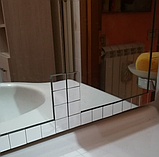 Набір дзеркал квадратних 4×4 см товщина 0.8 мм самоклейка, фото 9