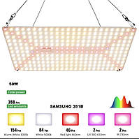 Світлодіодний фітосвітильник для рослин LED 240 Samsung Quantum 450 - 50W