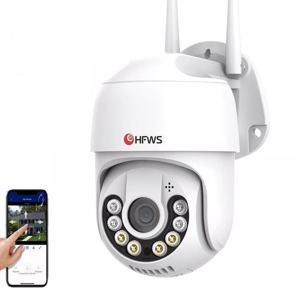 Охоронна поворотна Wi-Fi IP Onvif камера HFWVISION P4S-X2-SG 2MP. iCSee