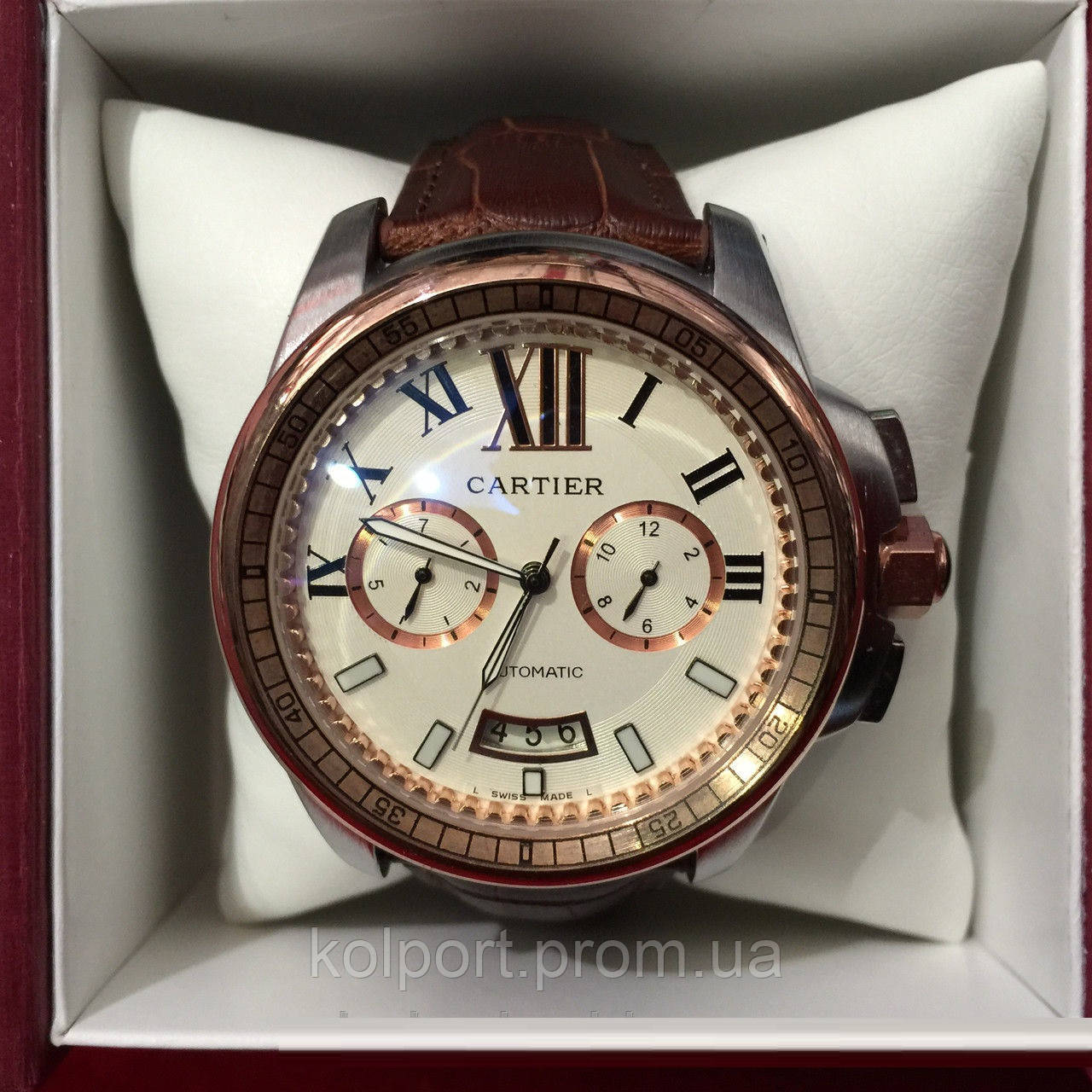Наручний механічний годинник Cartier, чоловічі годинники, механічні годинники, наручні годинники, кварцові годинники Картьє