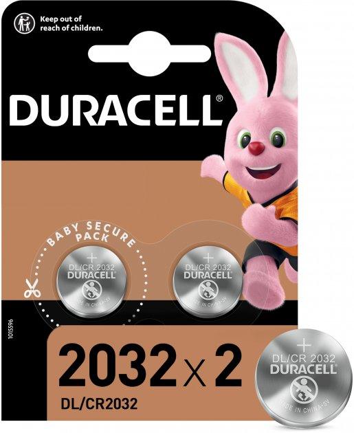 Батарейка тип CR2032 Duracell DL2032 2 шт. (Оригінал)