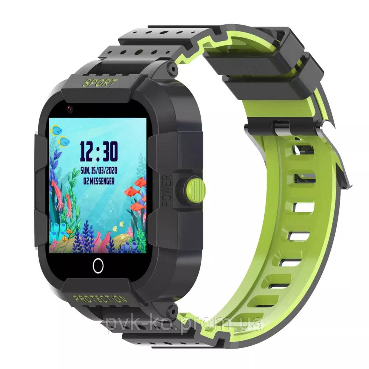 Детские Умные GPS Часы с Видеозвонком Wonlex СT12 Black (SBWСT12B ...