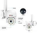Охоронна поворотна Wi-Fi IP Onvif камера HFWVISION HF-WSV02-B30E 3 Mp. Tuya, фото 7