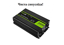 Чиста синусоїда Інвертор перетворювач 12v 220v green cell 4000/2000W inv11