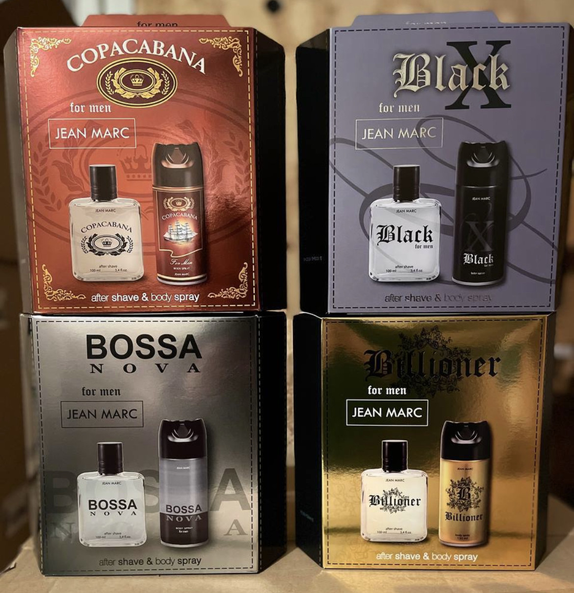 Подарунковий набір для чоловіків (дезодорант/150ml + лосьйон після бриття/100ml) Jean Marc в асортименті, фото 1
