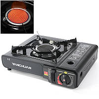 Газовая плита инфракрасная Gas Stove V-10 туристическая мини плита + Кейс