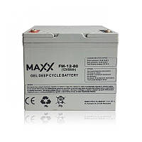 Акумулятор гелевий  MAXX 12-FM-80 80AH 12V