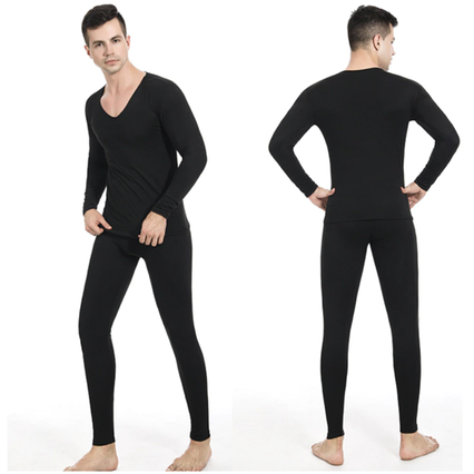 Термобілизна чоловіча Derong з функцією підігрівання чорний