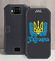 Магнитный чехол для Cubot KingKong 5 Pro, на выбор 45 картинок, Україна і Герб