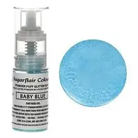 Кандурин с распылителем Голубой Sugarflair Edible Lustre Powder Baby Blue, 10г